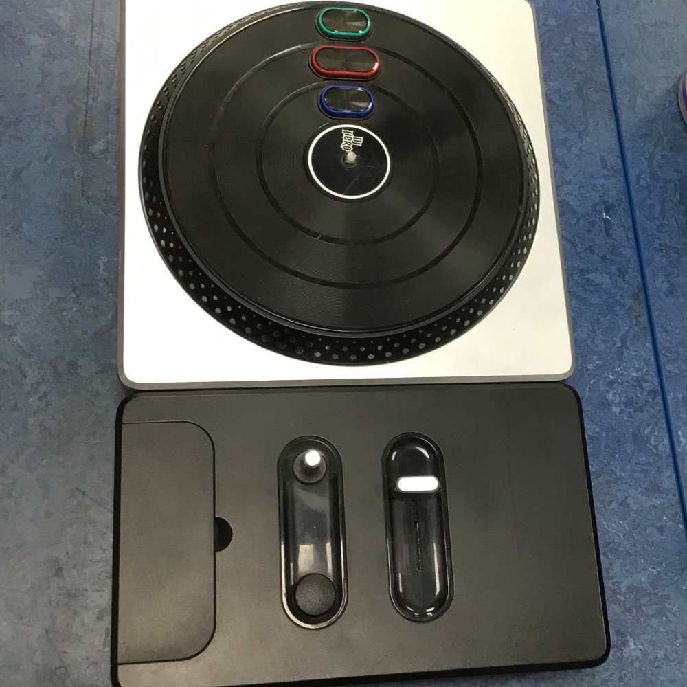 Coperchio Batteria Per Giradischi DJ Hero Per PS3 E Xbox 360 - Ricambio Nero Playstation - Foto 4